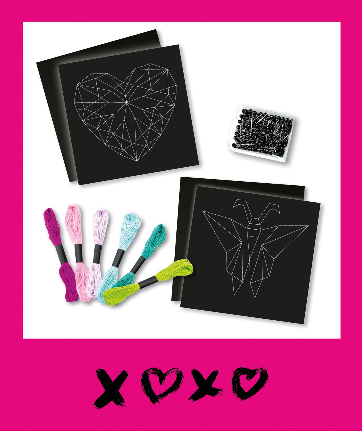 Produktbild Lena - String Art Schmetterling und Herz 3 von 4
