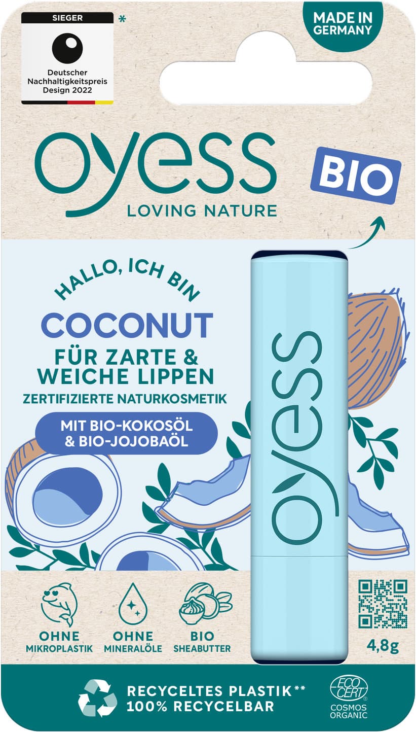 OYESS Lippenbalsamstift Coconut