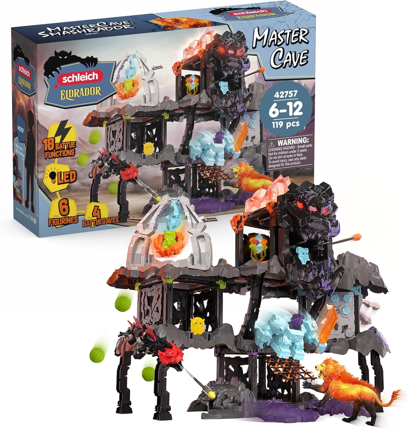 Schleich 42757 - Eldrador Creatures - Mastercave: Smashrador
