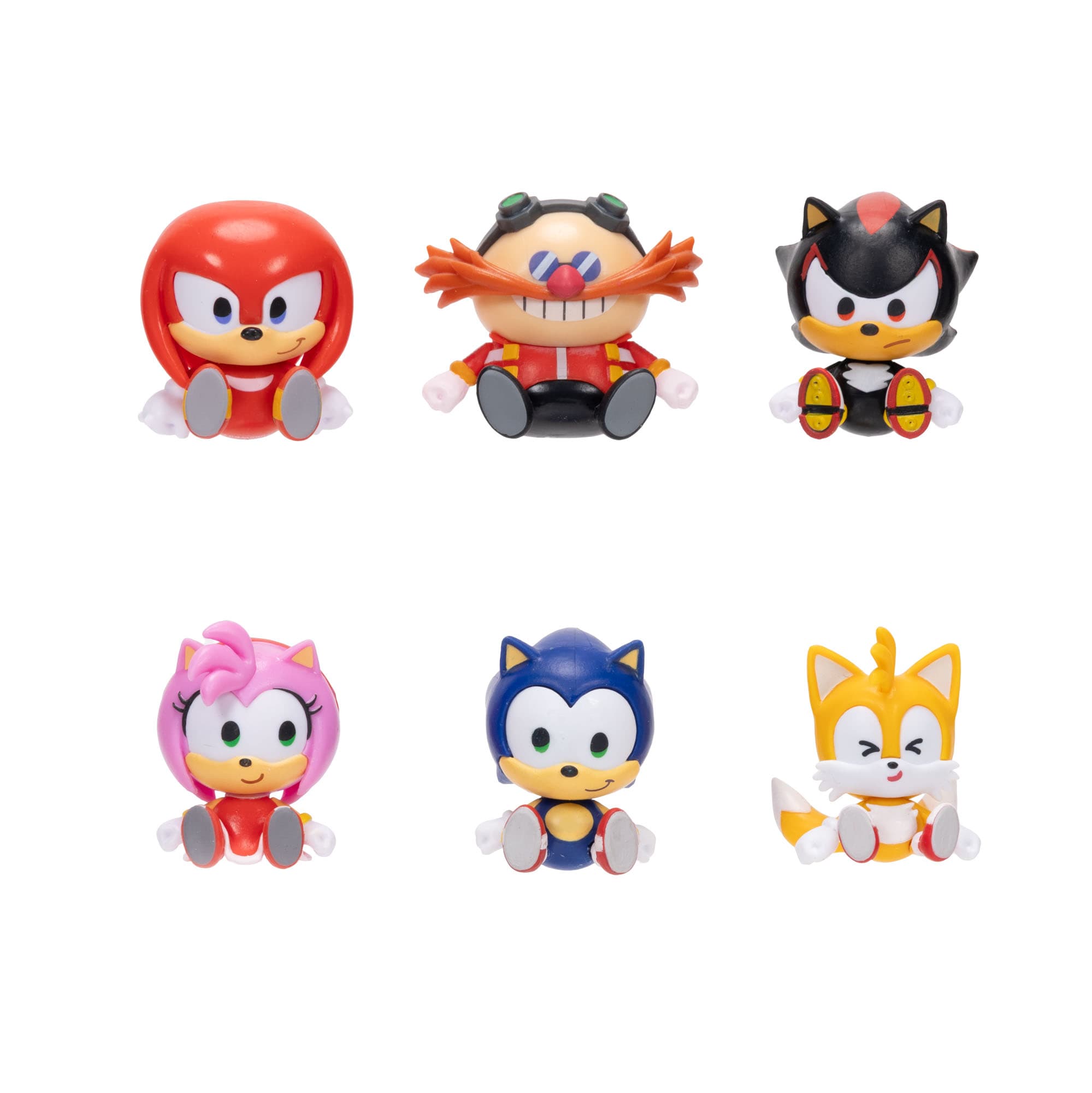 Jakks Pacific - Sonic 3-5cm Stylized Mini-Figures Blind Packs Wave 1 F25, sortiert (Keine Auswahl möglich)