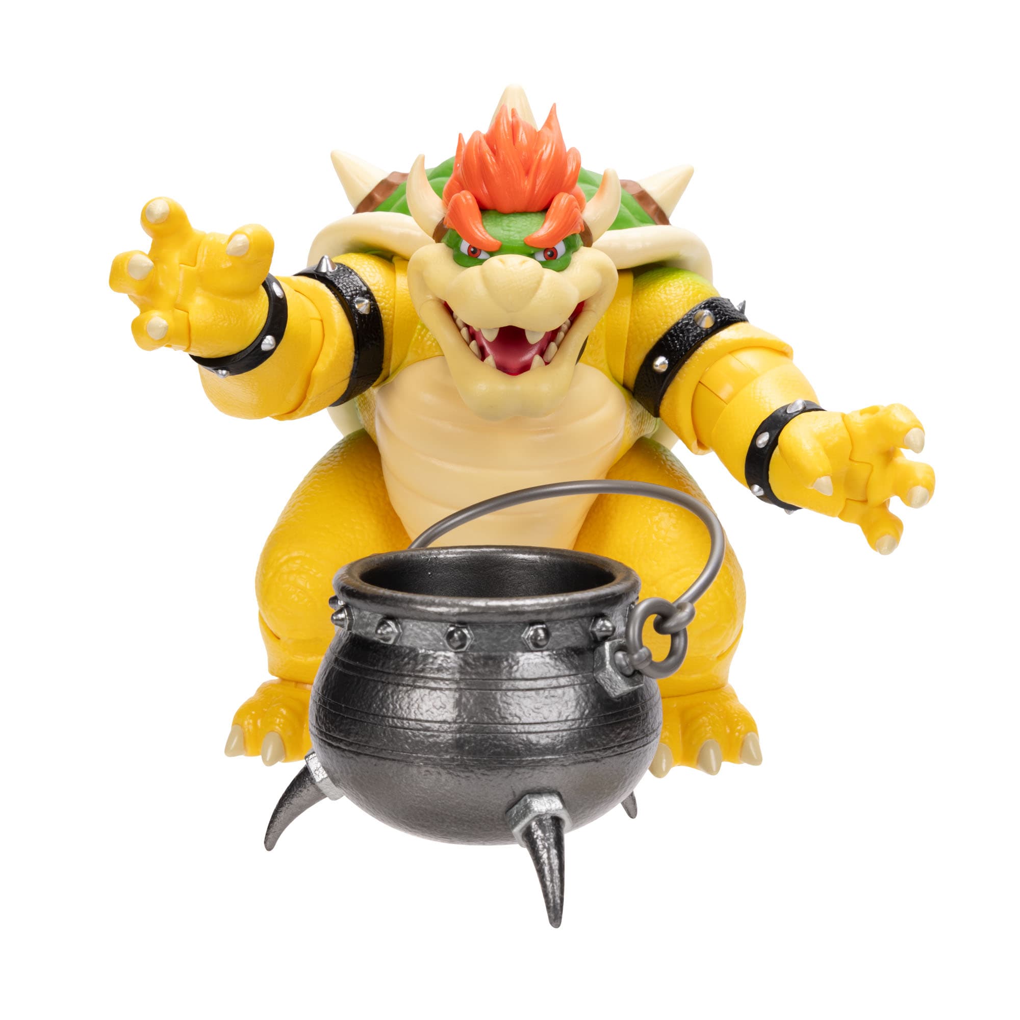 Super Mario Galaxy-Film – 15 cm große Bowser-Figur mit Kessel-Zubehör