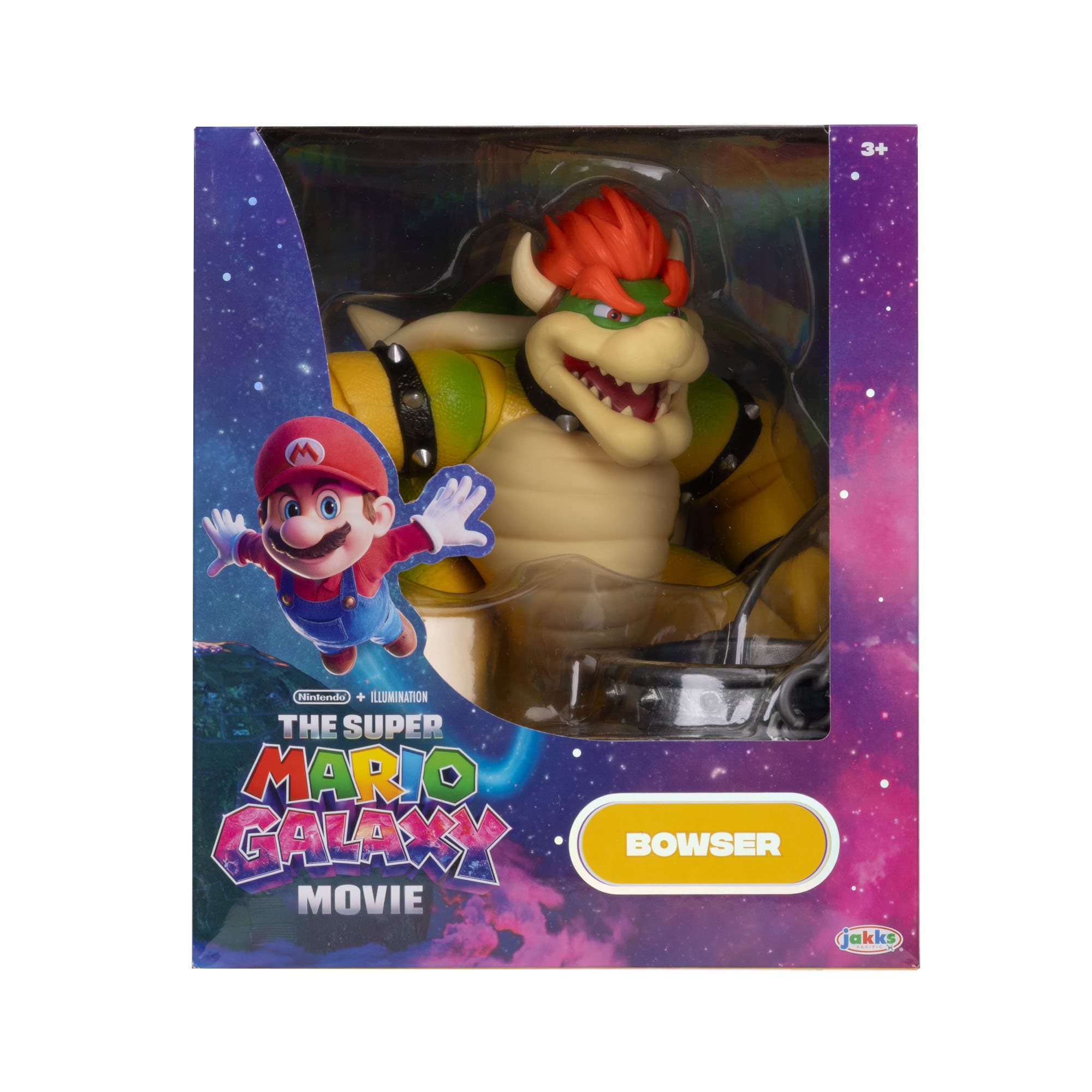 Super Mario Galaxy-Film – 15 cm große Bowser-Figur mit Kessel-Zubehör