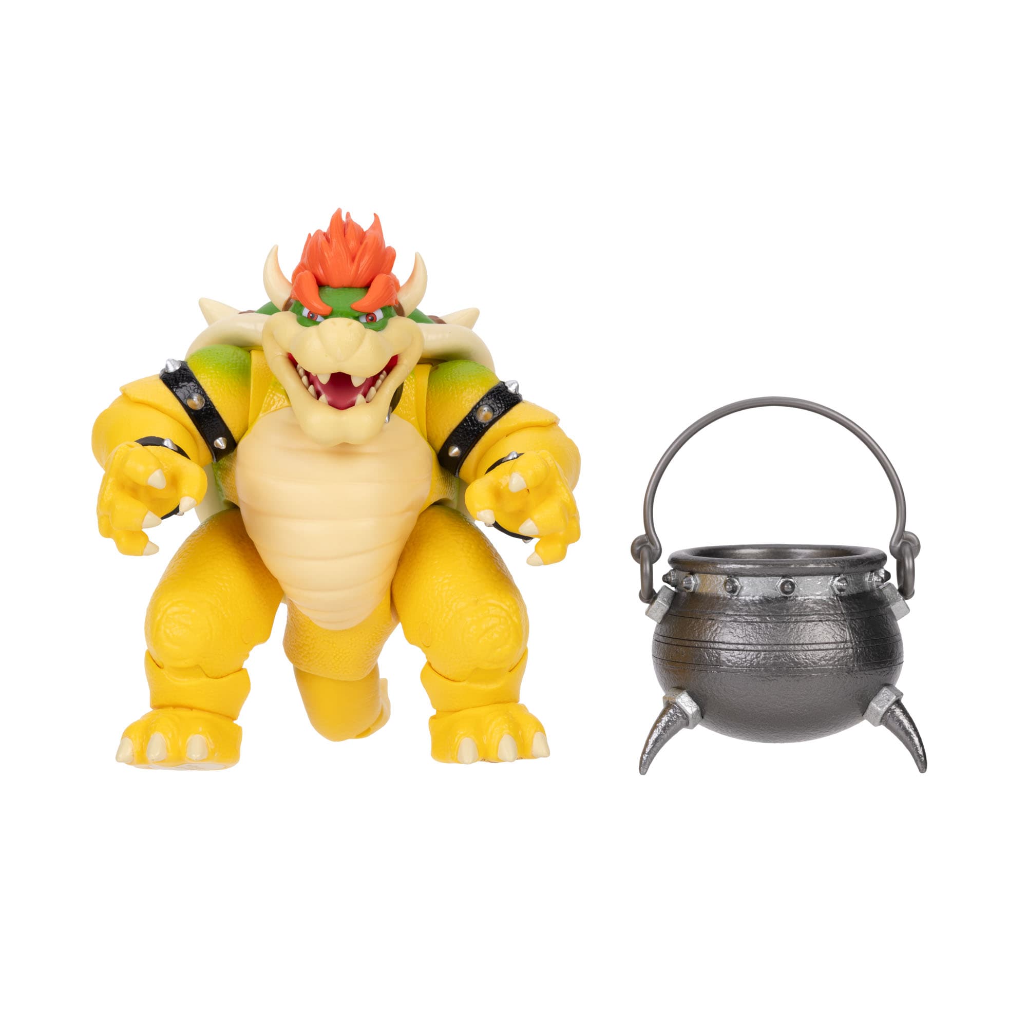 Super Mario Galaxy-Film – 15 cm große Bowser-Figur mit Kessel-Zubehör