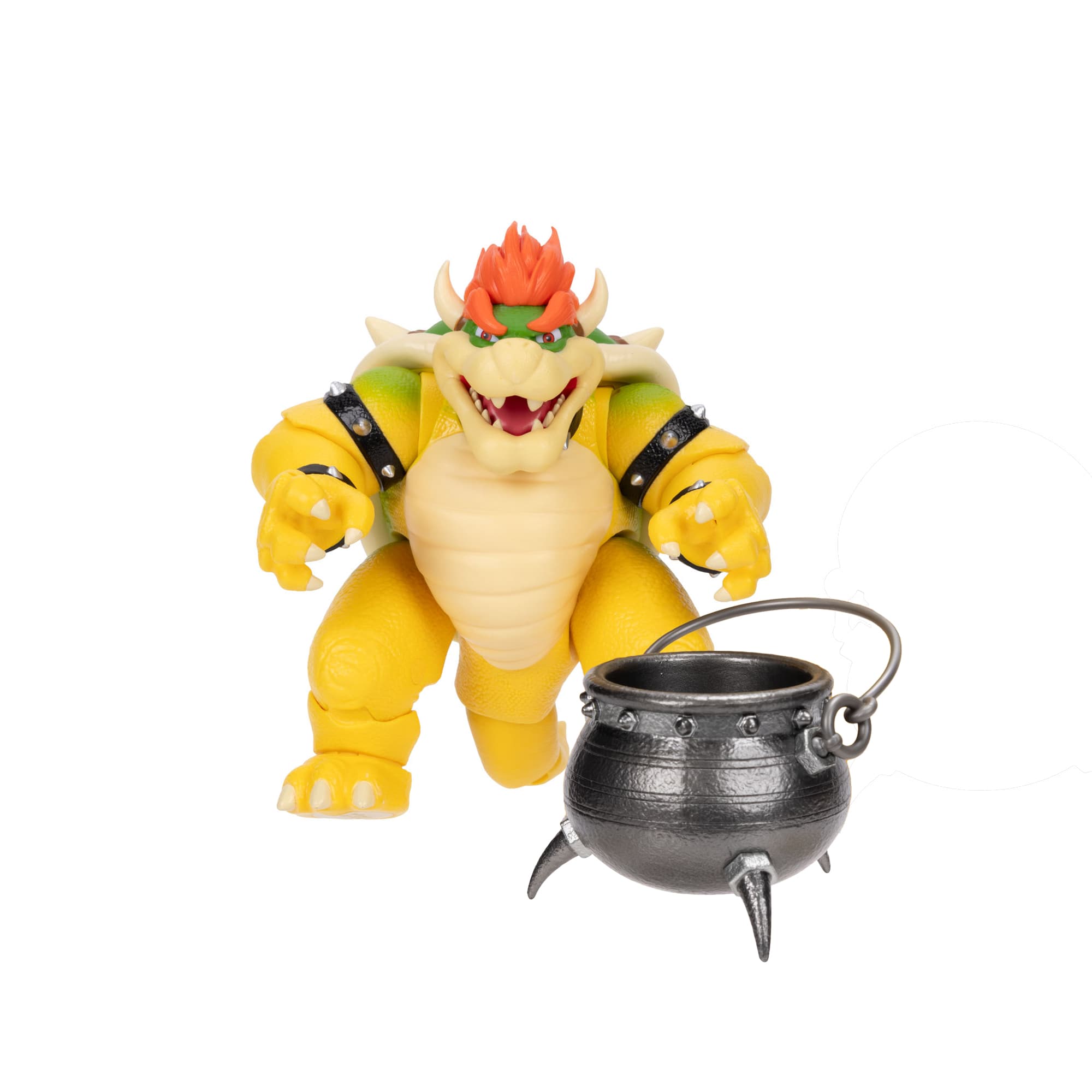 Super Mario Galaxy-Film – 15 cm große Bowser-Figur mit Kessel-Zubehör