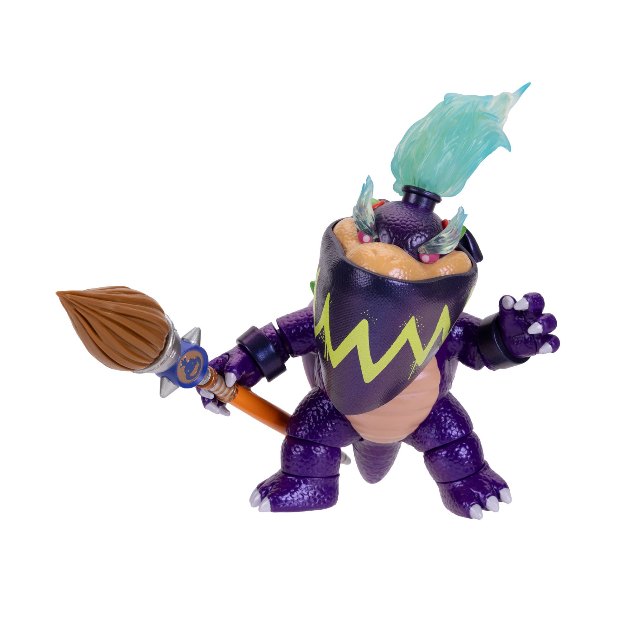 Jakks Pacific - Super Mario Galaxy Movie – 13 cm Figurenserie – Bowser Jr.-Figur mit Pinsel