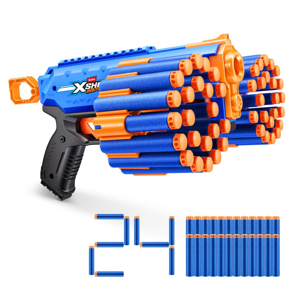 ZURU 36603 - XSHOT Insanity Blaster Manic mit Darts