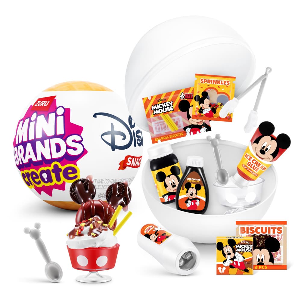 ZURU 77708 - Mini Brands Disney Snacks Serie 1 Kapsel (Keine Auswahl möglich)