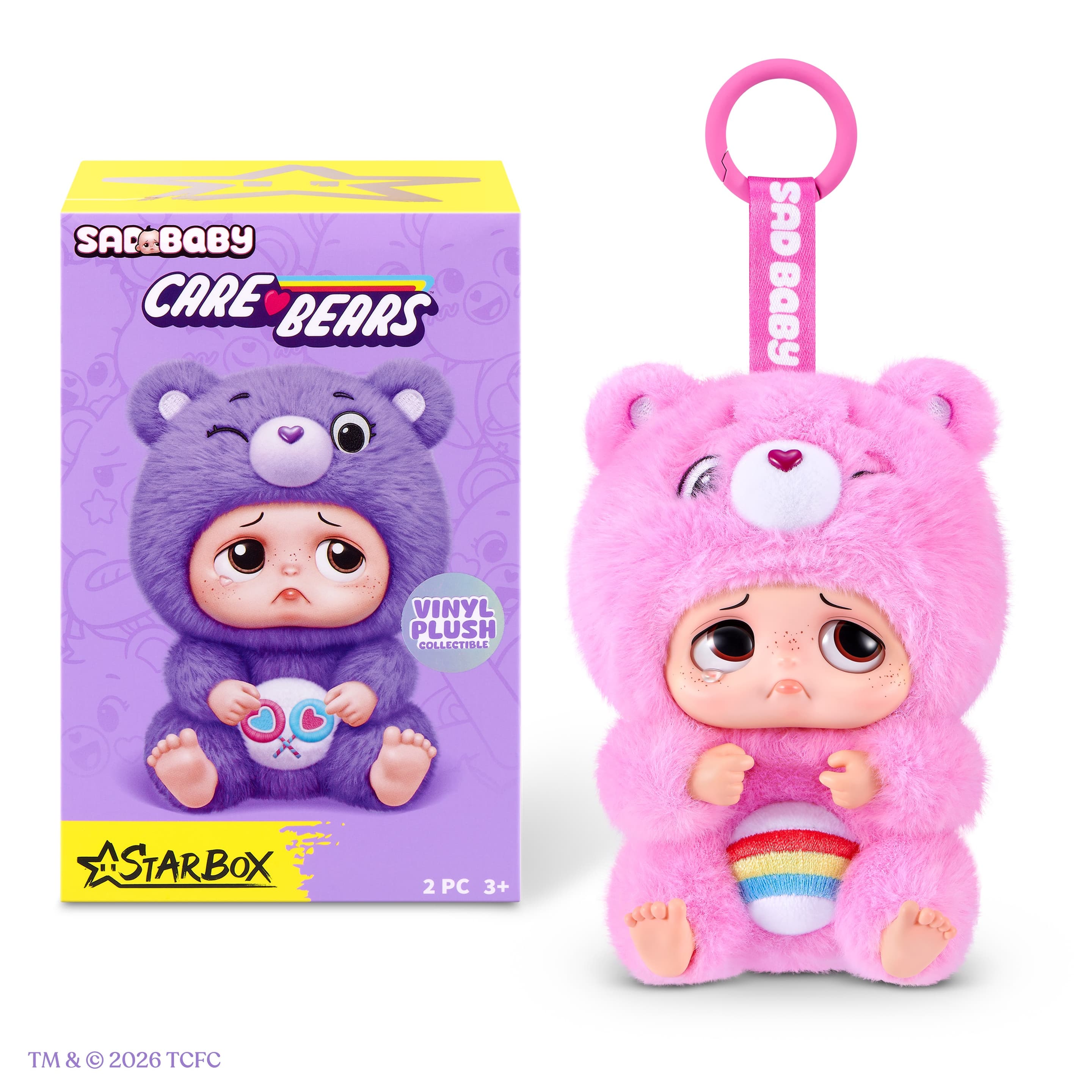 ZURU STARBOX 17903 - Care Bears - Sad Baby Care Bears Schlüsselanhänger (Keine Auswahl möglich)