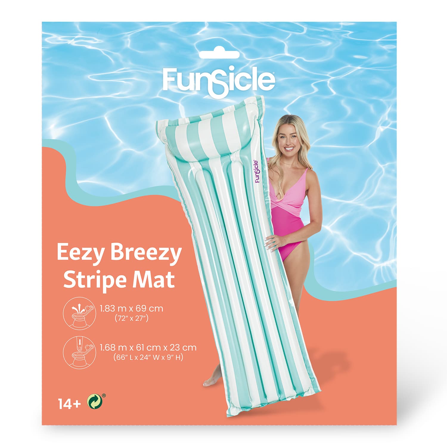 Funsicle Eezy Breezy Stripe Mat