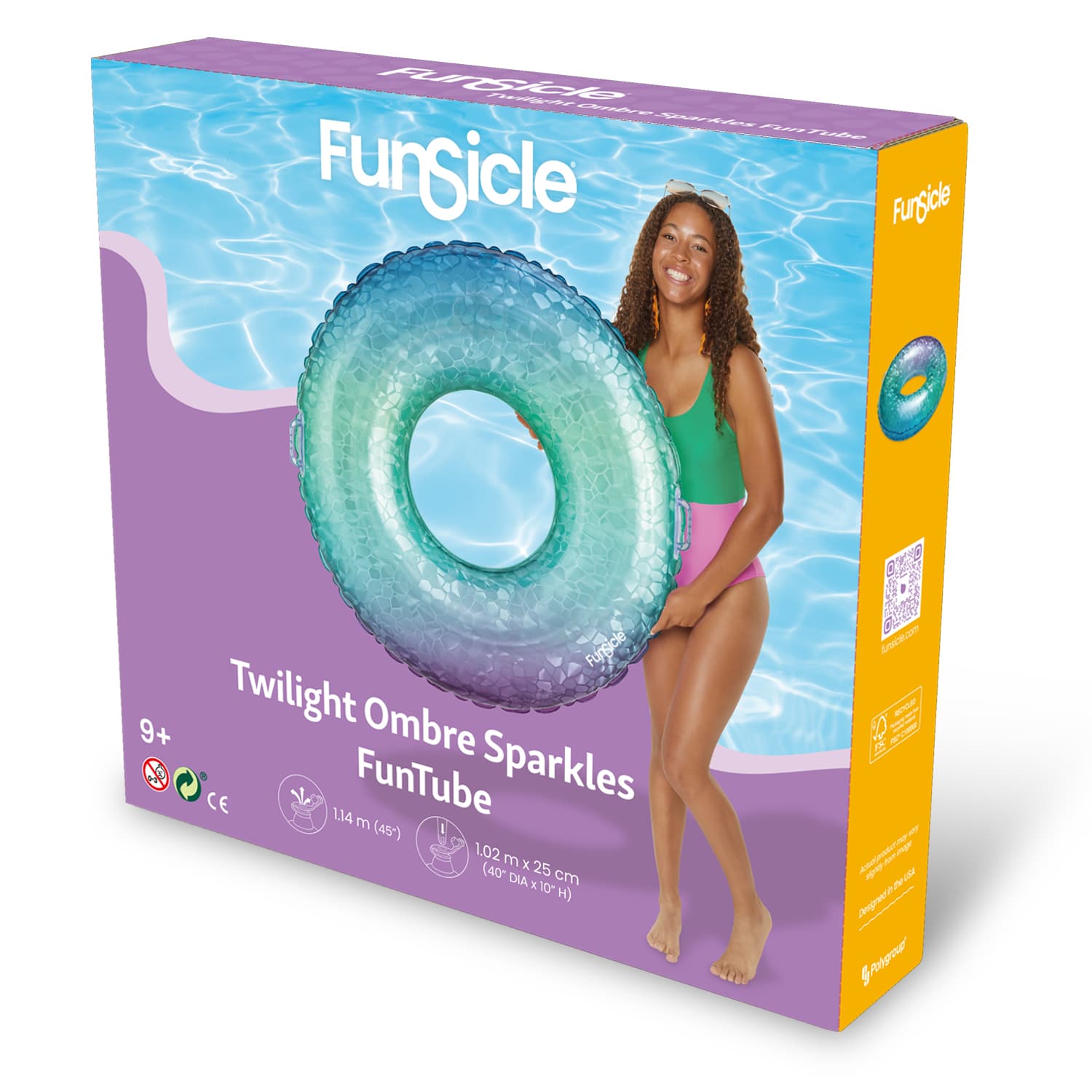 Funsicle Twilight Ombre Sparkles FunTube