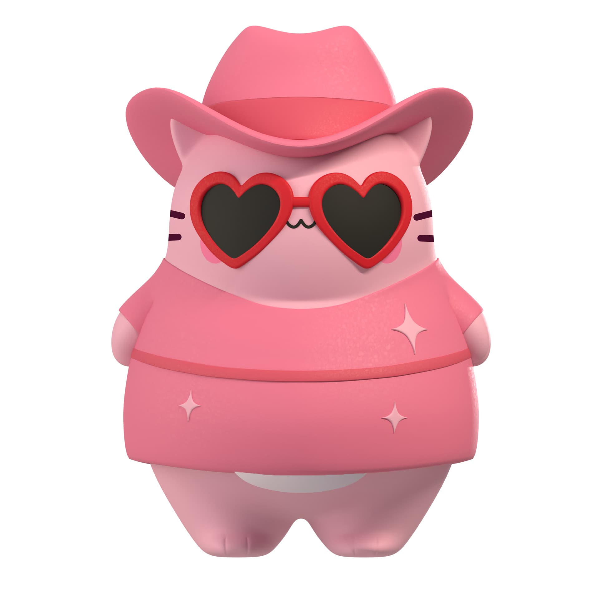 Pembe - 9 Cm Collectible Mates - 4 Assorted - Pink-Cowgirl-Dj-Onesie sortiert (Keine Auswahl möglich)