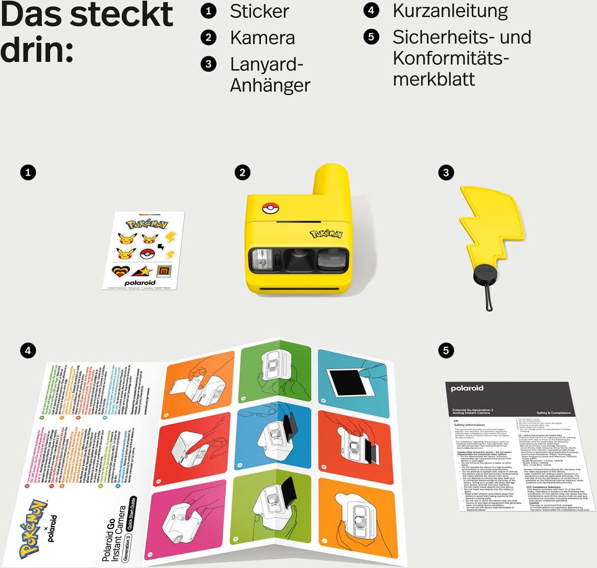 Polaroid Go Camera Generation 3 - Pikachu Edition