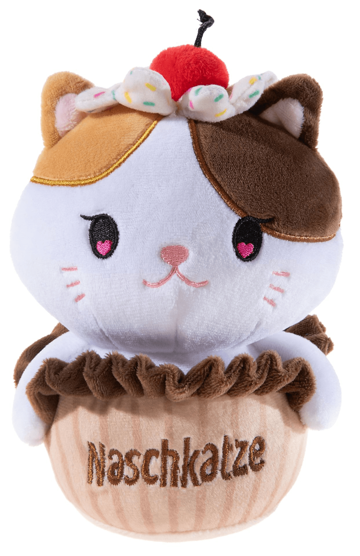 Heunec - Charaktier Naschkatze 18 cm – Niedliches Kuscheltier von Heunec zum Spielen & Sammeln