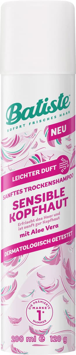 Batiste Trockenshampoo Sensible Kopfhaut Leichter Duft 
