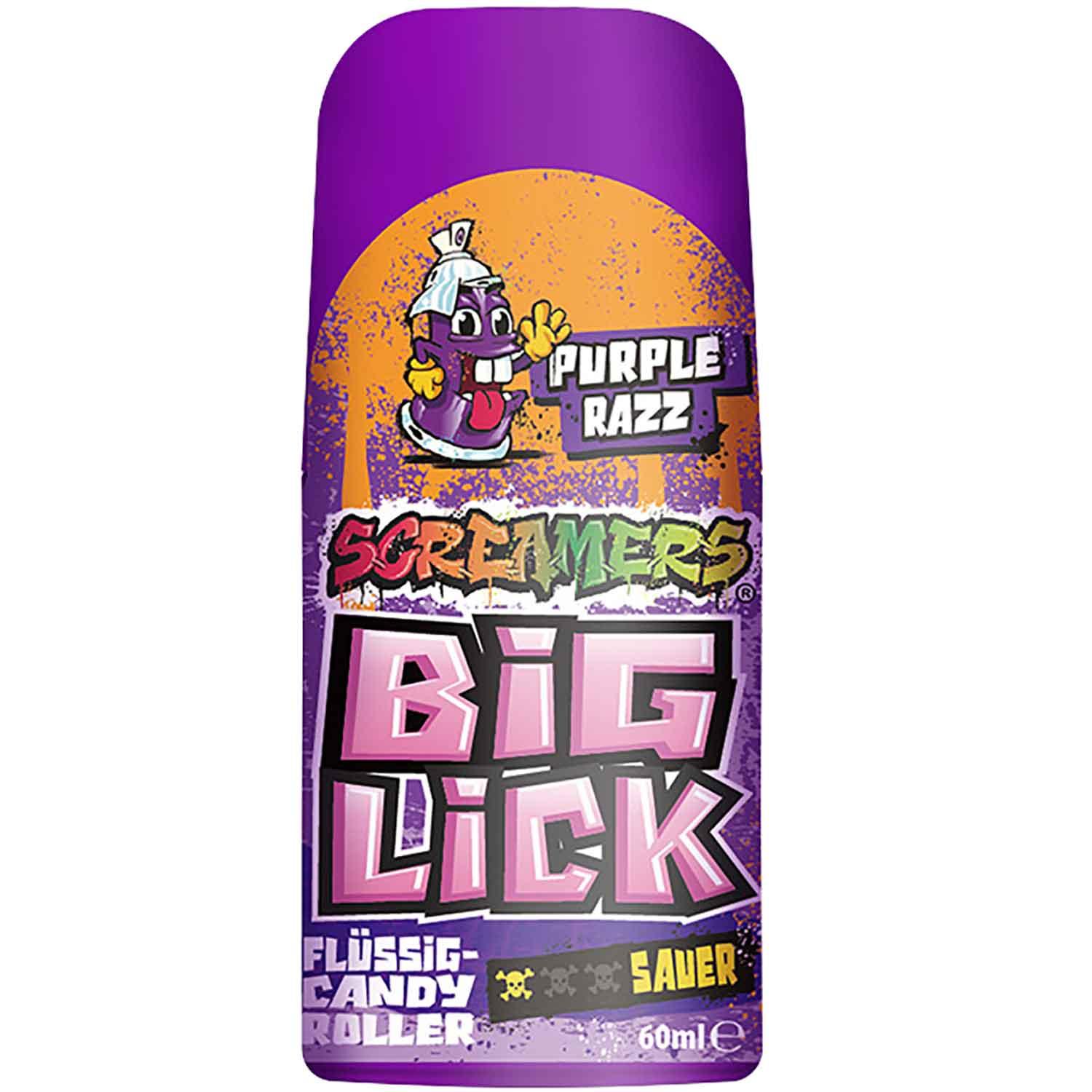 ZedCandy Screamerst Big Lick Purple Razz Zungenroller