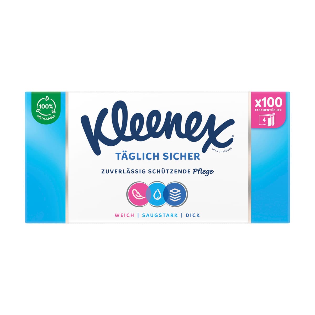 Kleenex Täglich Sicher Taschentücher Box