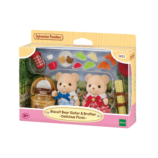 Sylvanian Families - Biscuit Bären Geschwister Picknickspaß