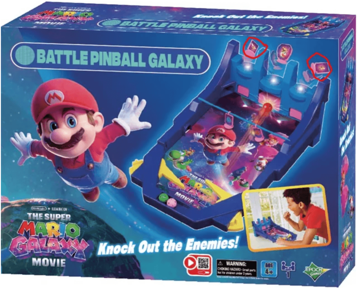 Super Mario Galaxy Movie Battle Pinball Game