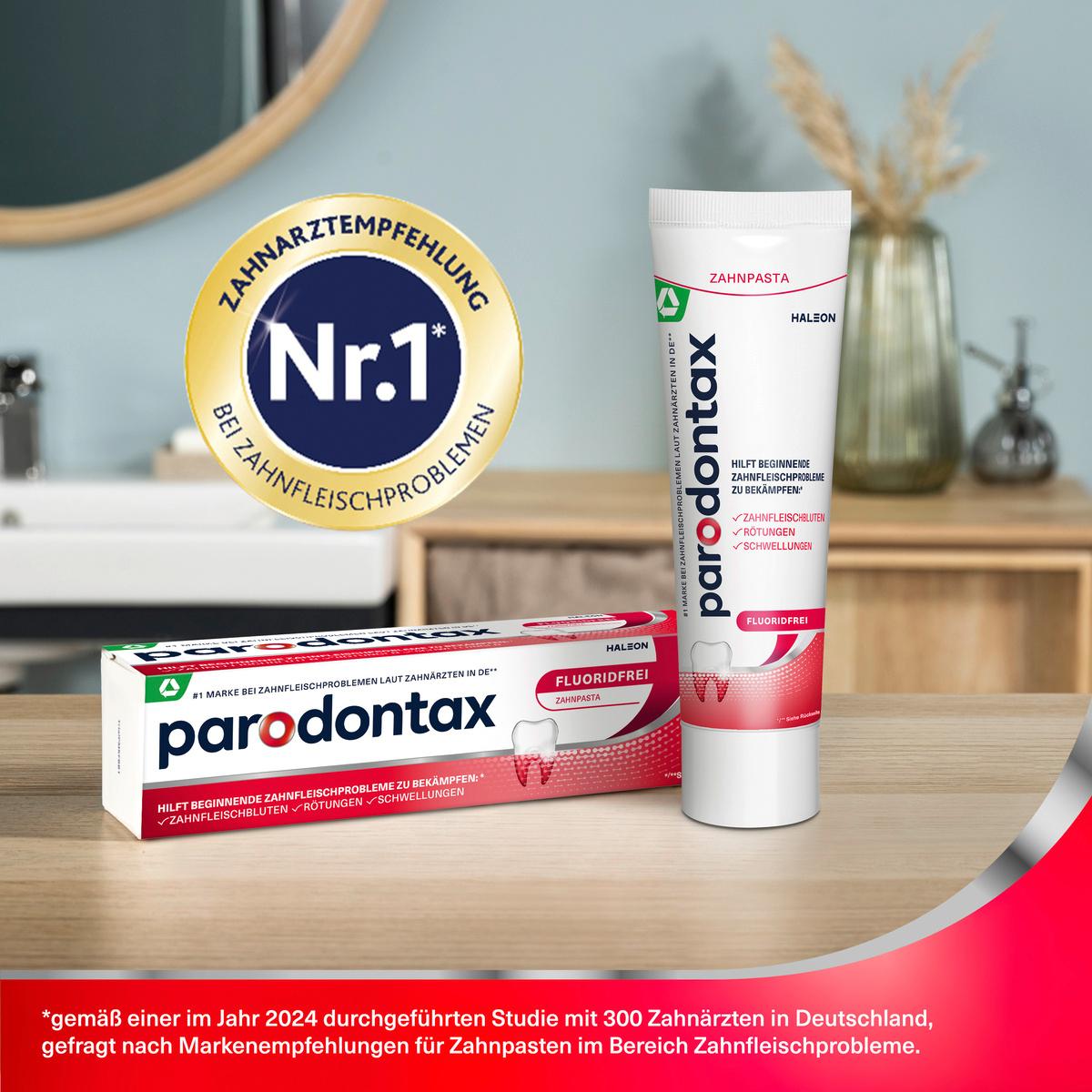 Produktbild Parodontax Classic Fluoridfrei Zahncreme 6 von 11
