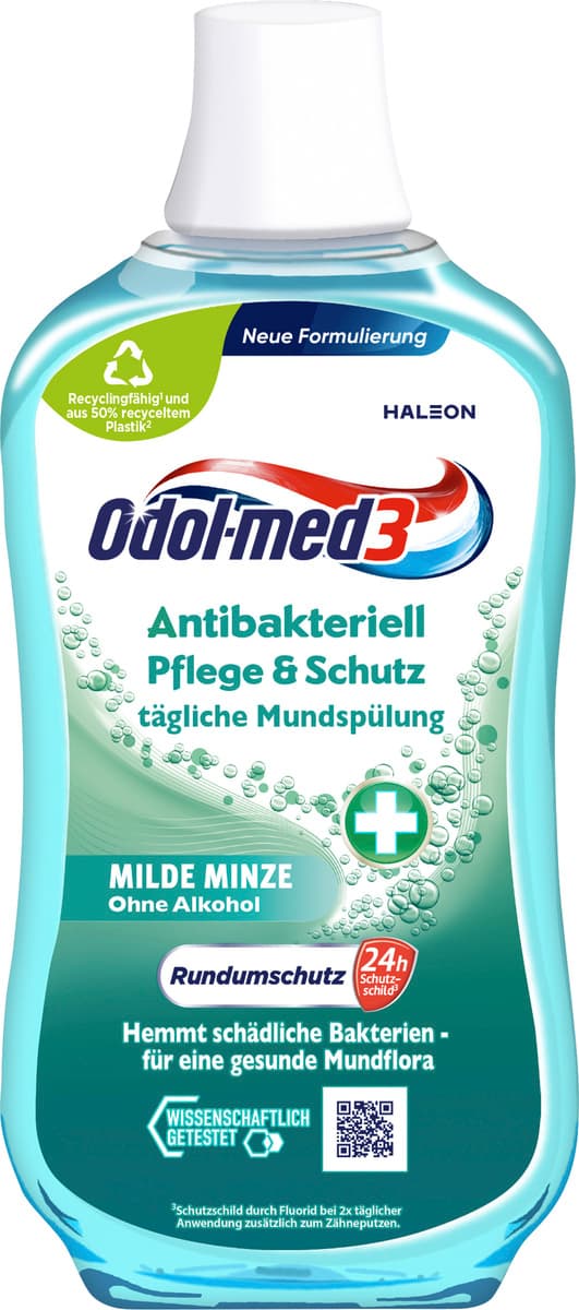 Odol-med3 Antibakteriell Mundspülung 500ml
