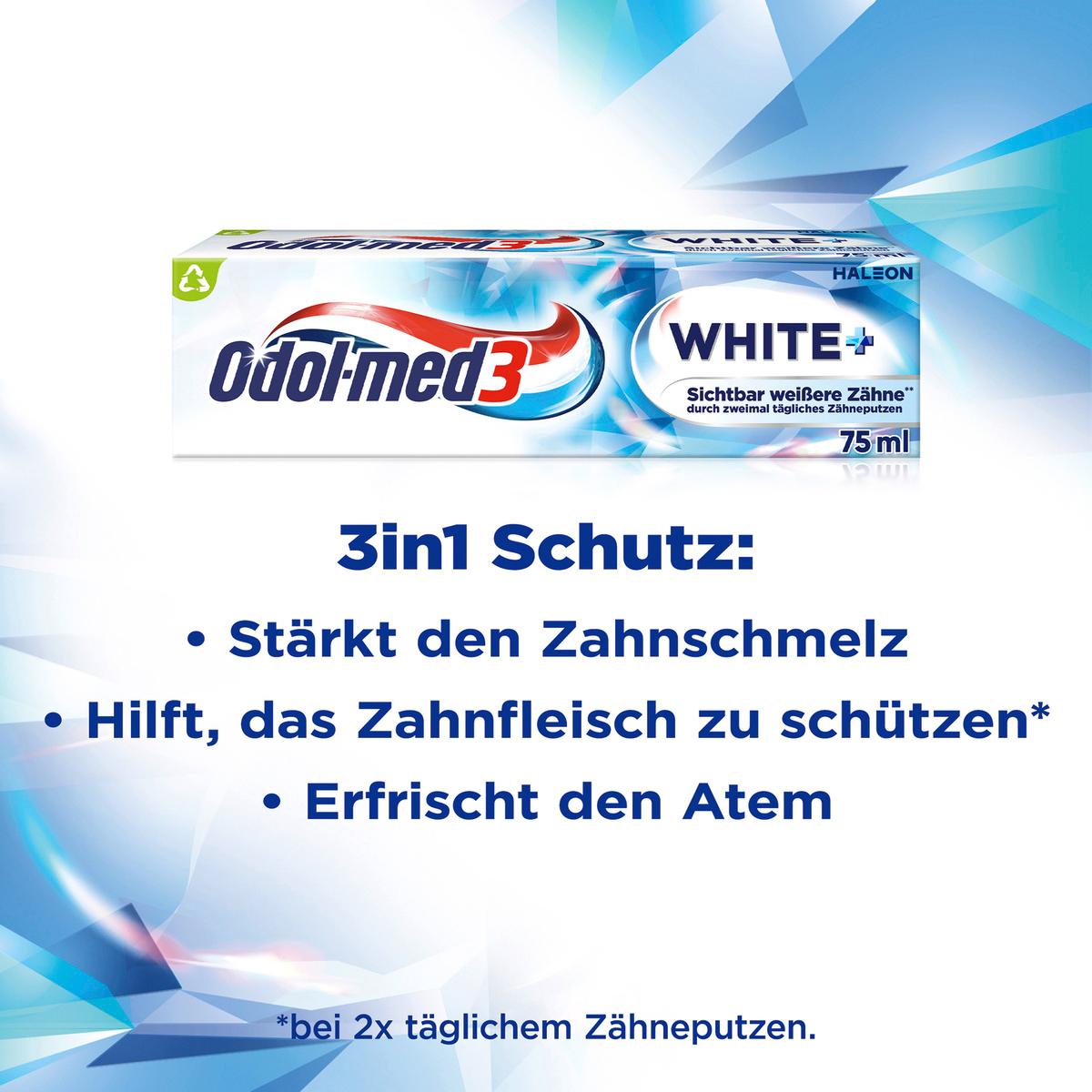 Produktbild Odol-med3 White + Zahncreme  8 von 9