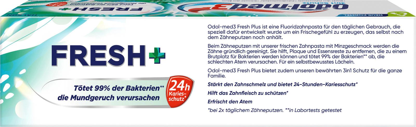 Produktbild Odol-med3 Fresh+ Zahncreme  2 von 9