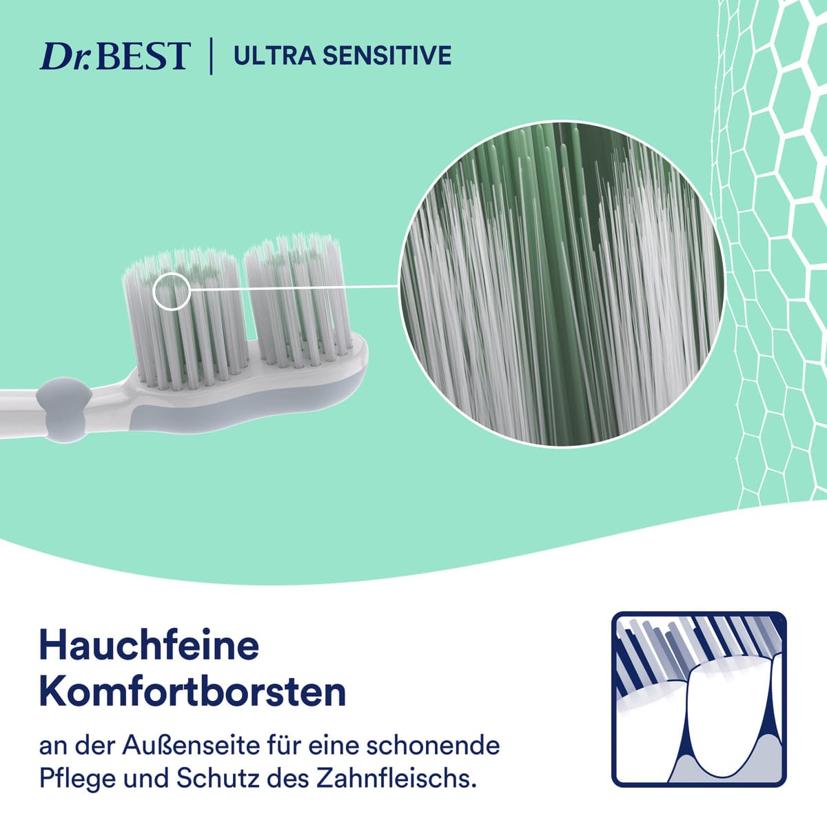 Produktbild Dr.BEST Zahnbürste Ultra Sensitive  8 von 11