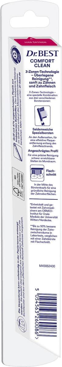 Produktbild Dr.BEST Zahnbürste Comfort Clean  3 von 11