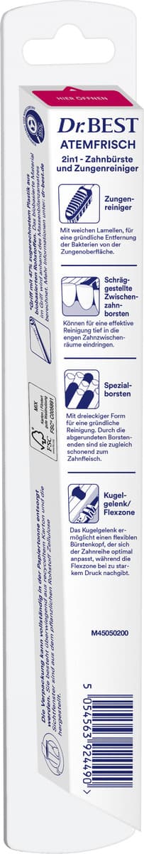 Produktbild Dr.BEST Professional Atemfrisch mittel Zahnbürste 3 von 13