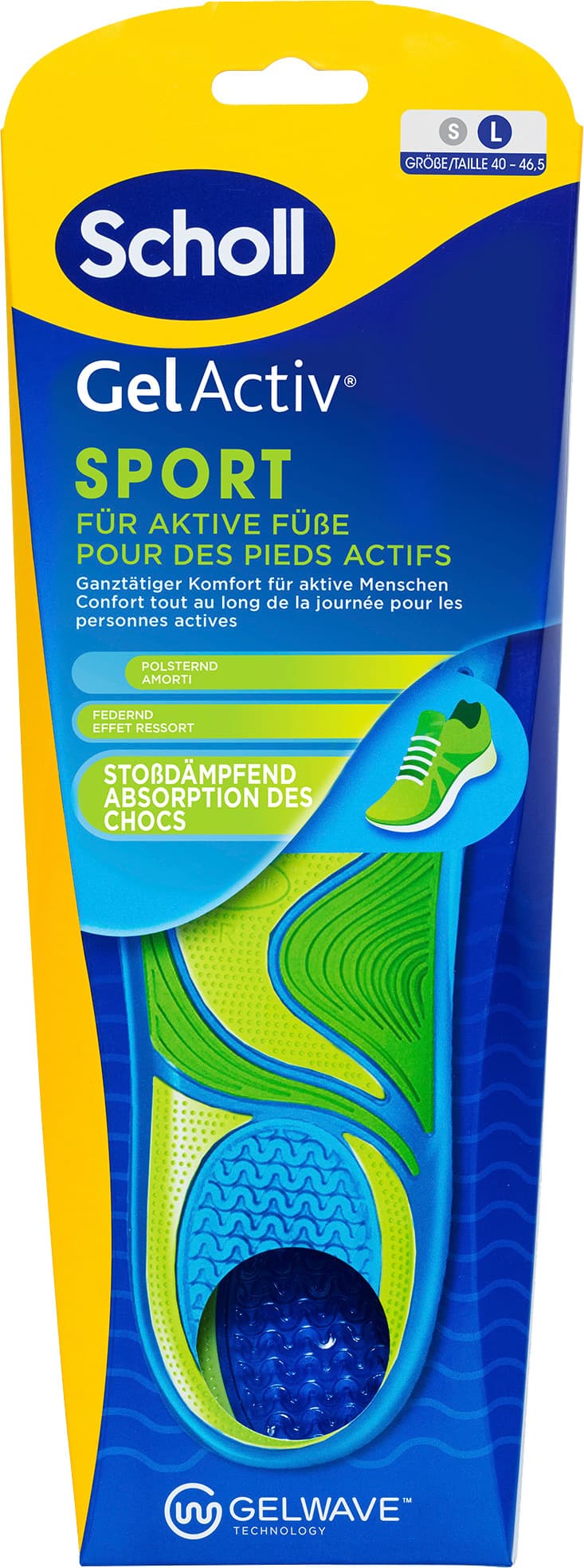 Scholl GelActiv E-Sohle Sport Gr. L