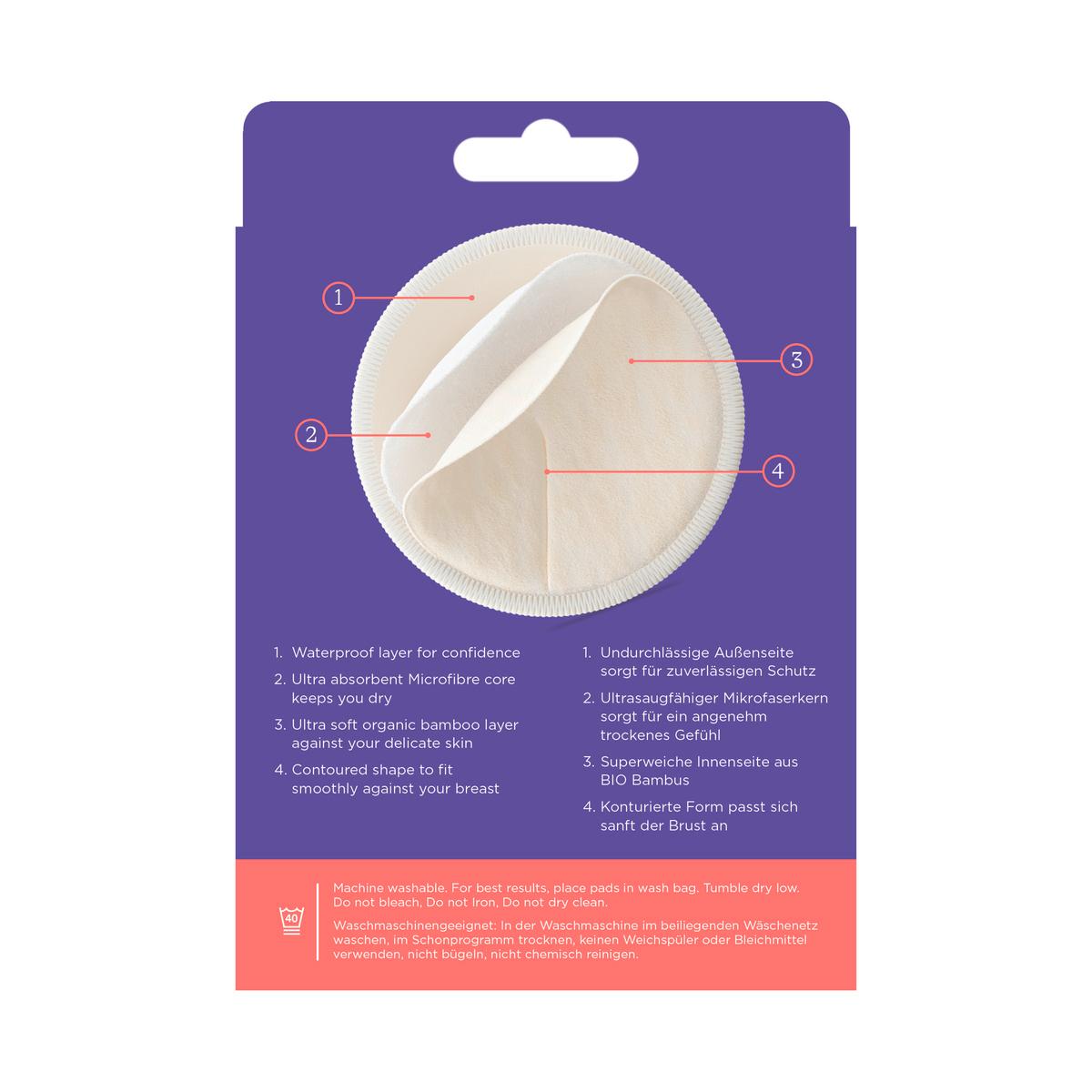 Produktbild Lansinoh® Waschbare Stilleinlagen 2 von 8