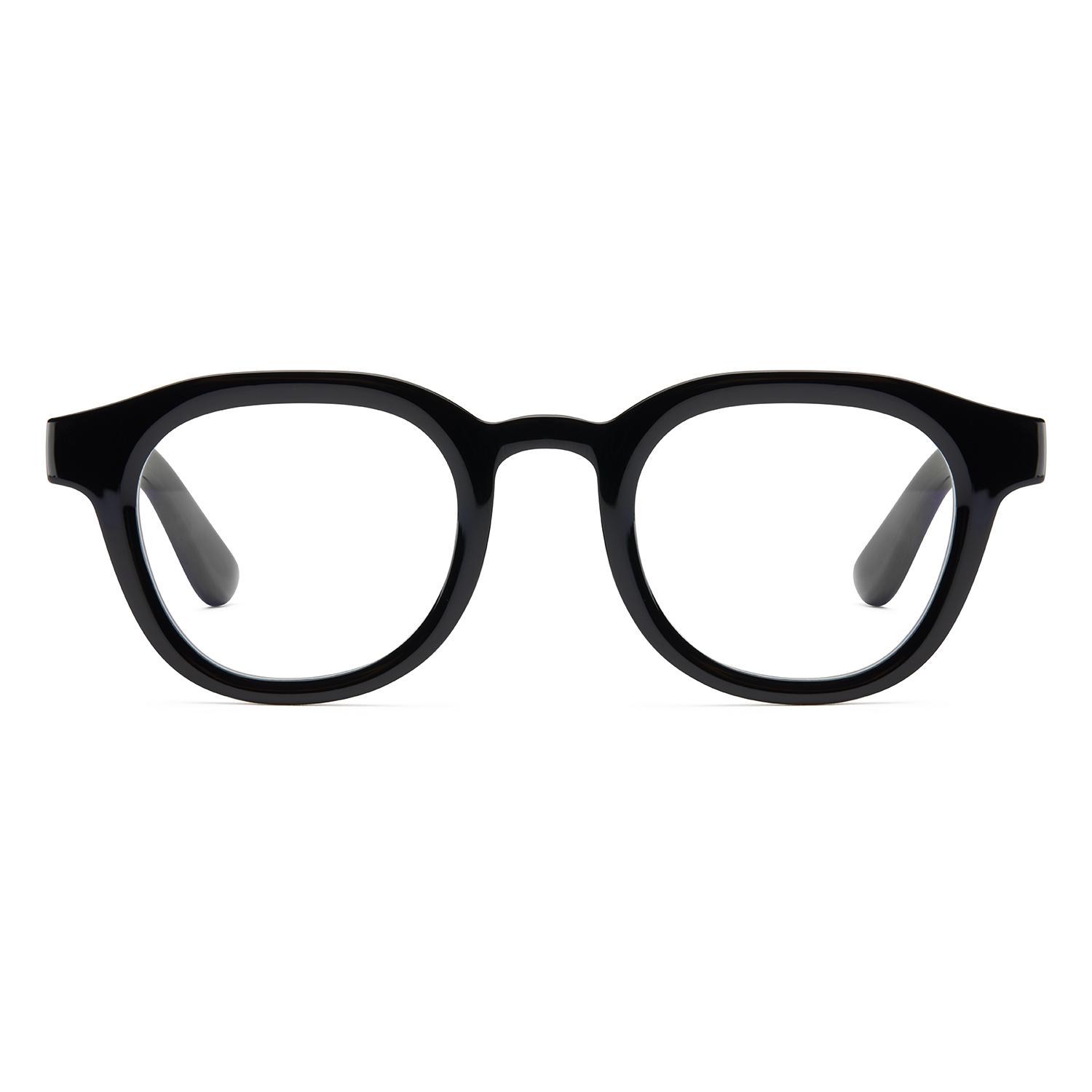 Produktbild Barner Designerbrille mit Blaulichtfilter Lesebrille Andy Black Noir Glossy Neutral 2 von 6