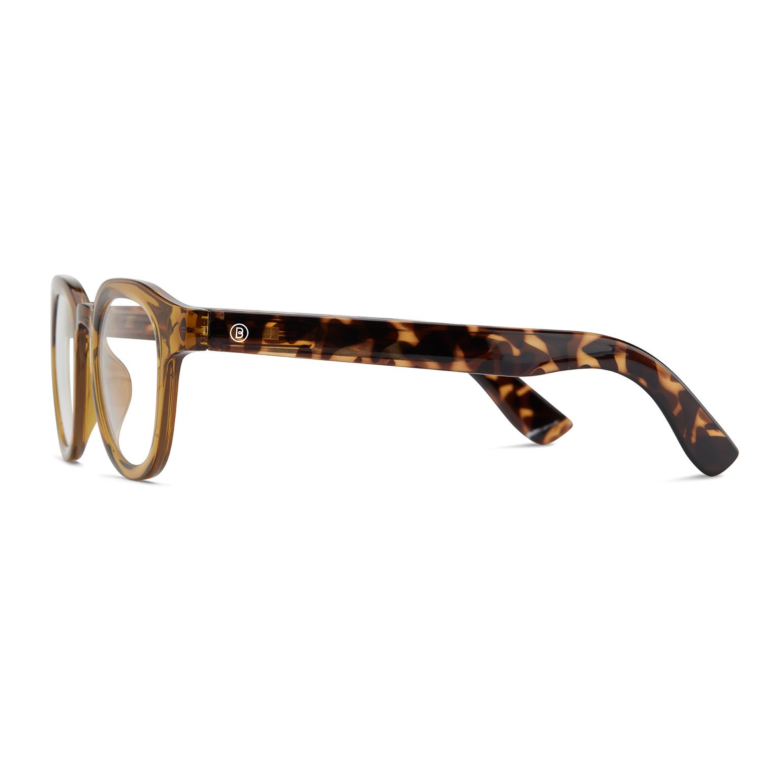 Produktbild Barner Designerbrille mit Blaulichtfilter Lesebrille Andy Ecru Olive Combi Glossy +2,0 4 von 6