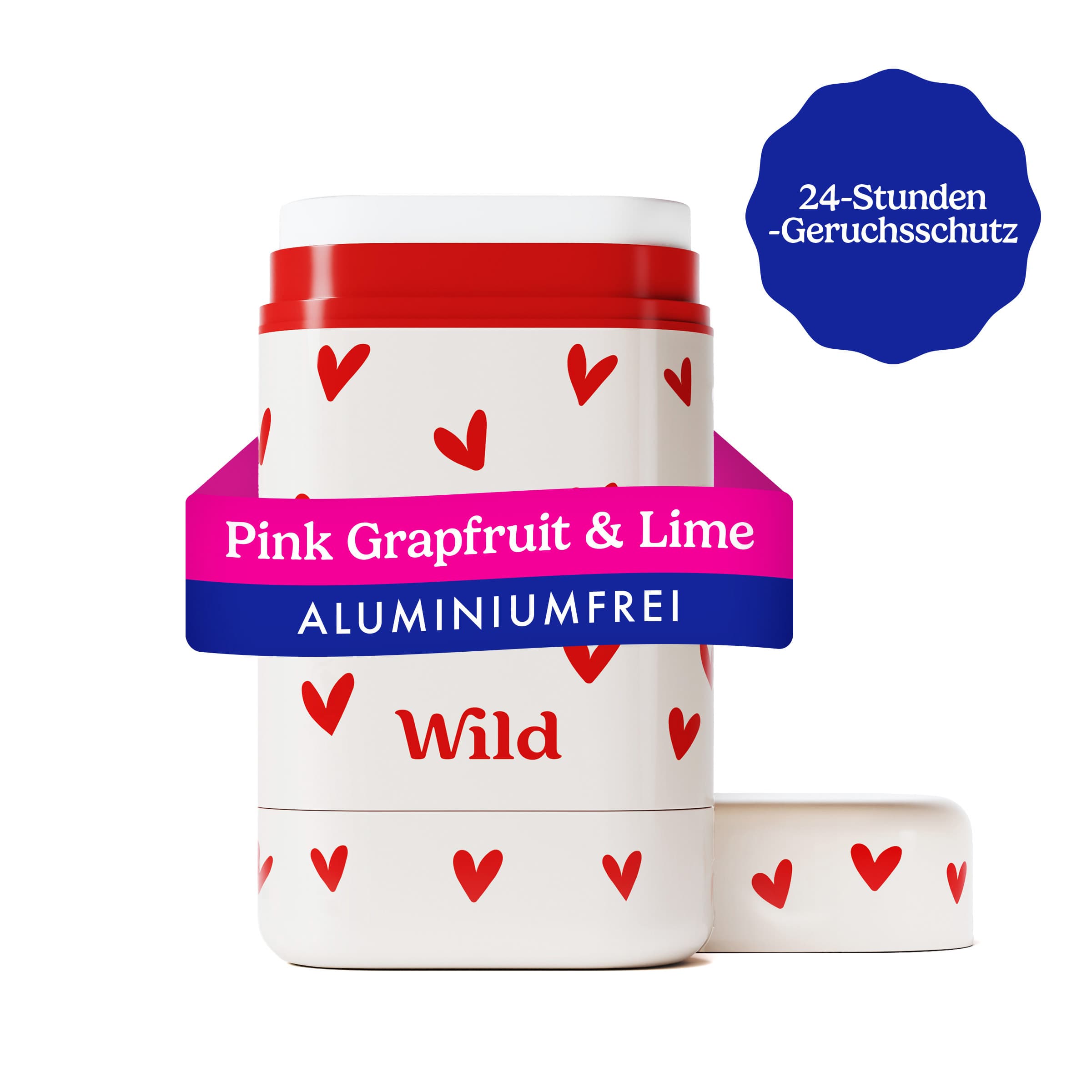 Wild Deodorant Heart Pink Grapefruit Starterset