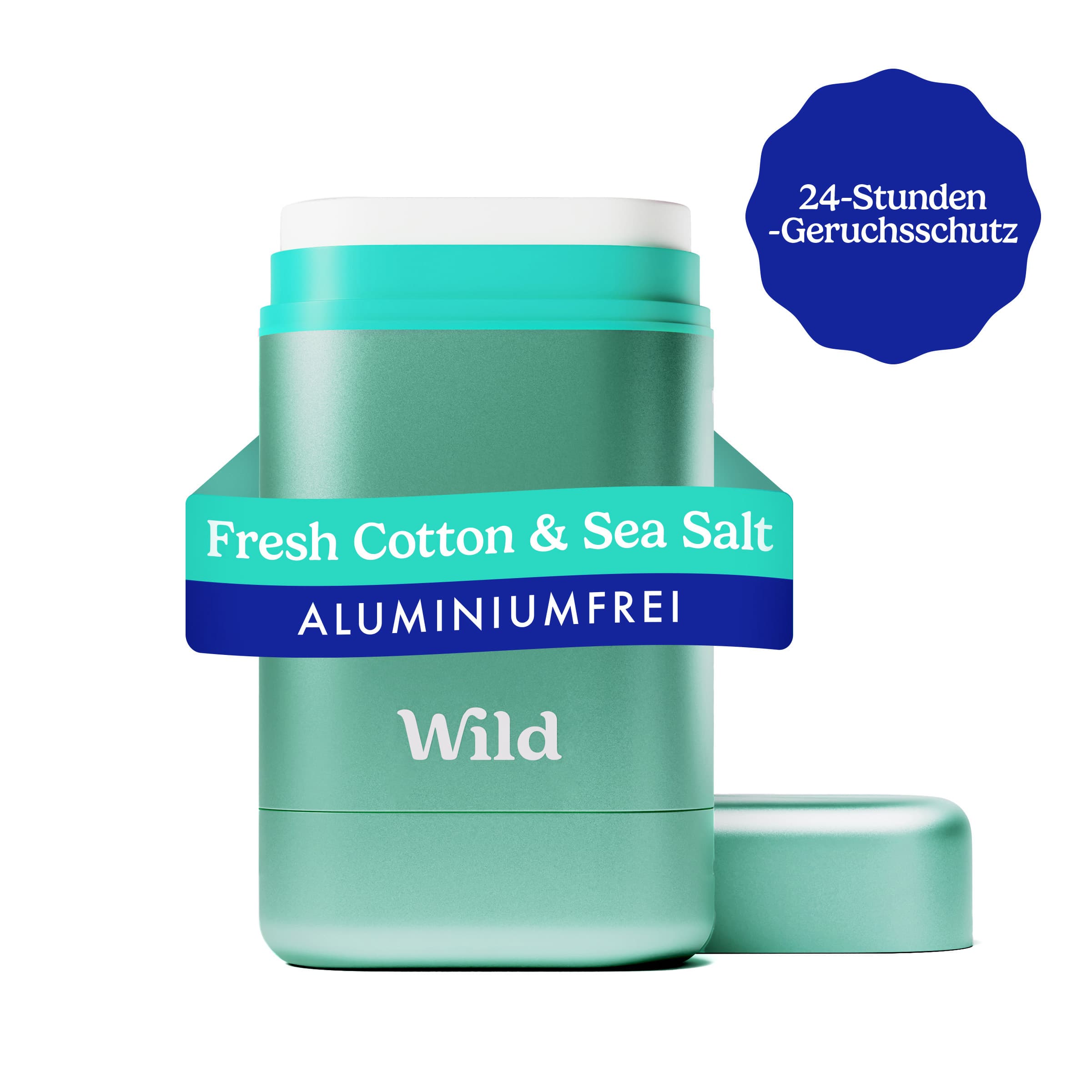 Wild Deodorant Fresh Cotton & Sea Salt Startpaket