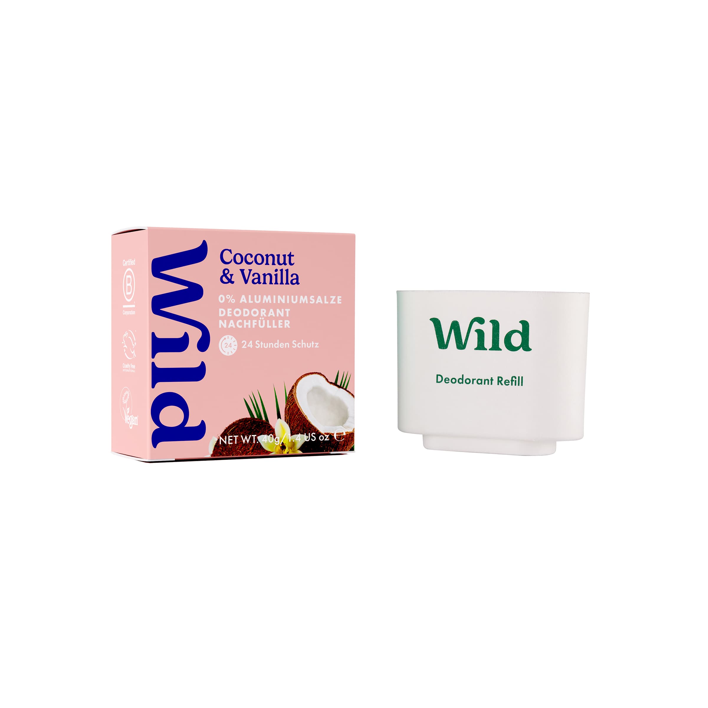 Wild Deodorant Coconut & Vanilla Nachfüllung