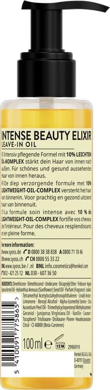 syoss Beauty Elixier Absolute Oil
