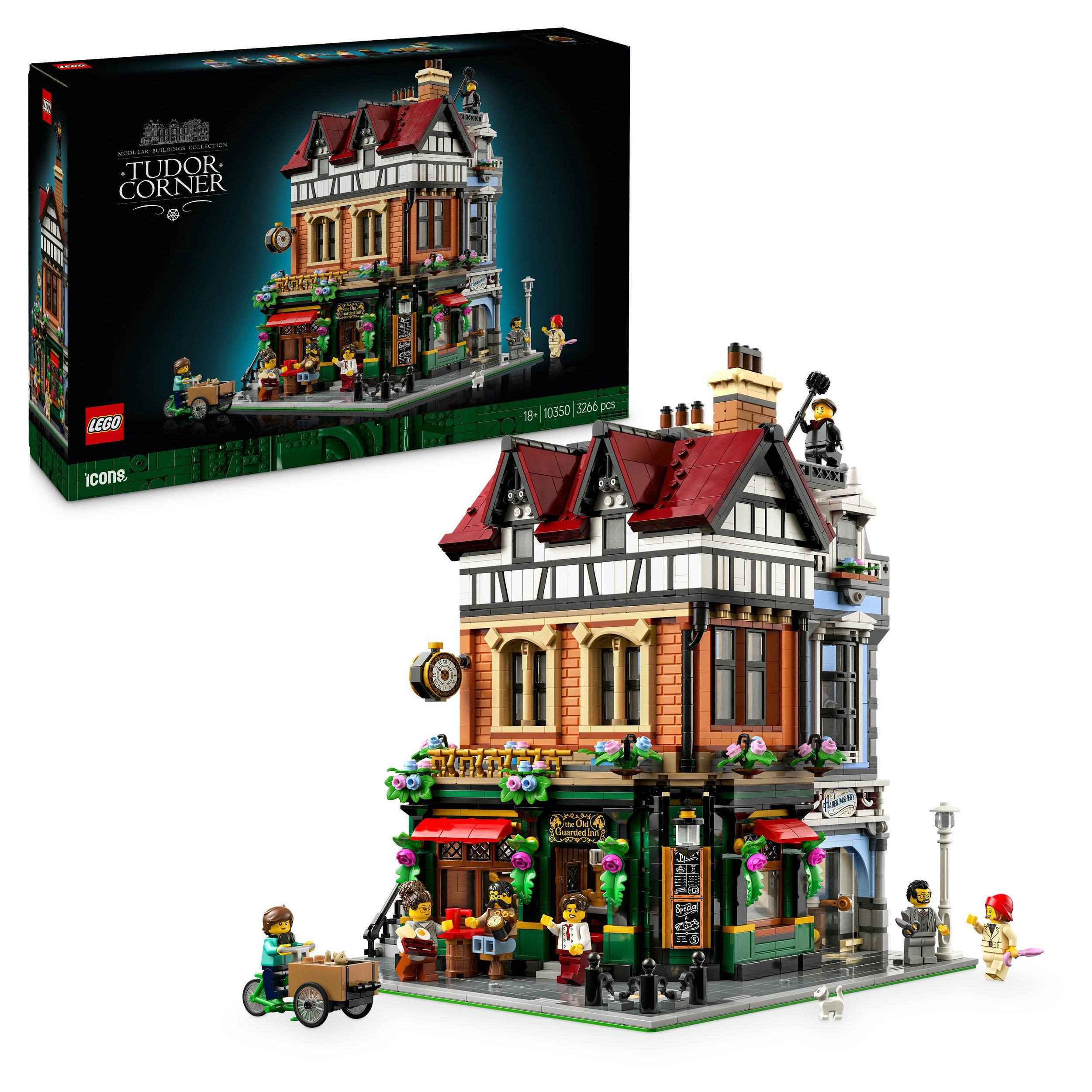 Produktbild LEGO Icons Eckhaus im Tudorstil, Miniatur Haus 10350 9 von 10