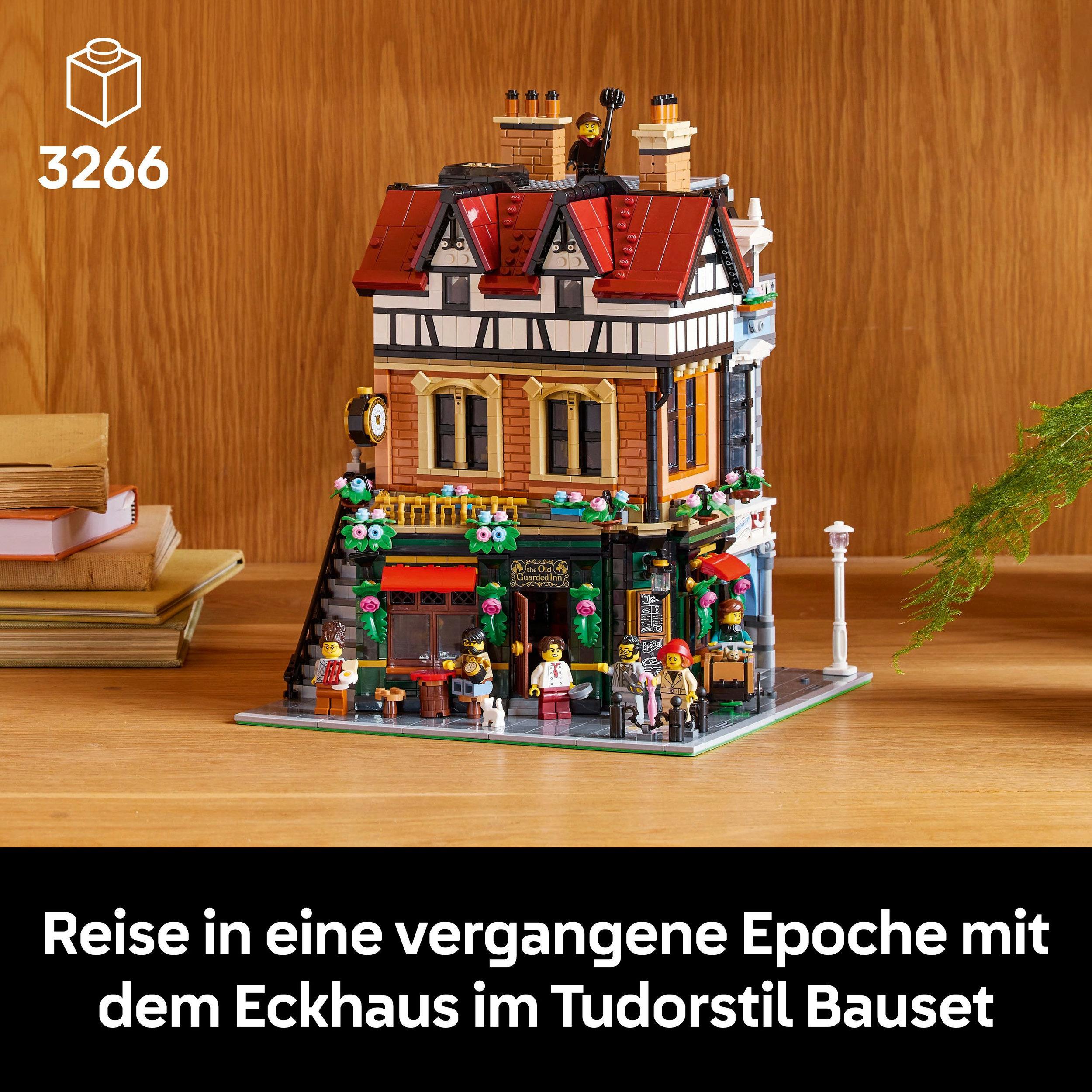 Produktbild LEGO Icons Eckhaus im Tudorstil, Miniatur Haus 10350 2 von 10