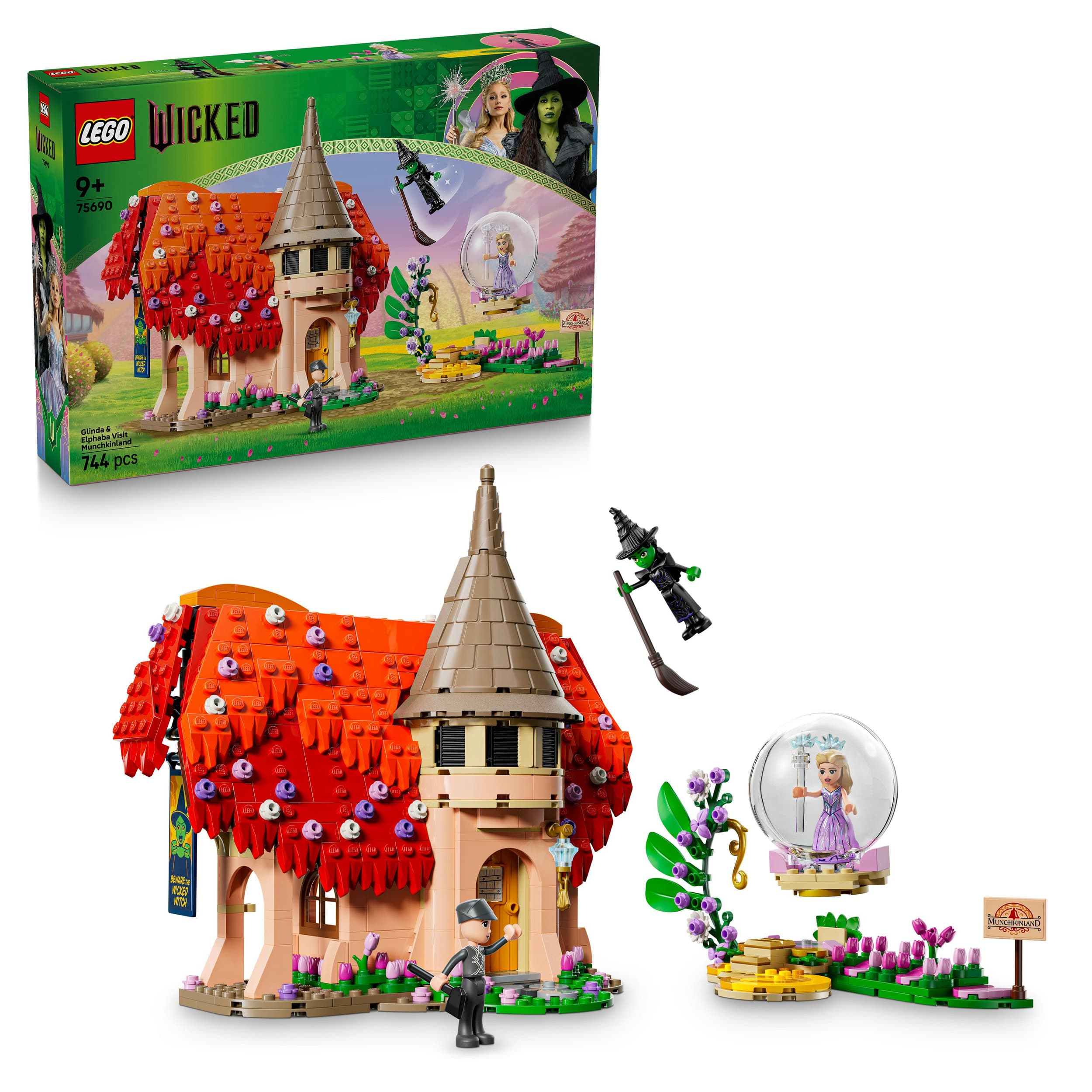 Produktbild LEGO Wicked 75690 Glinda und Elphaba im Munchkinland Spielzeug 8 von 9