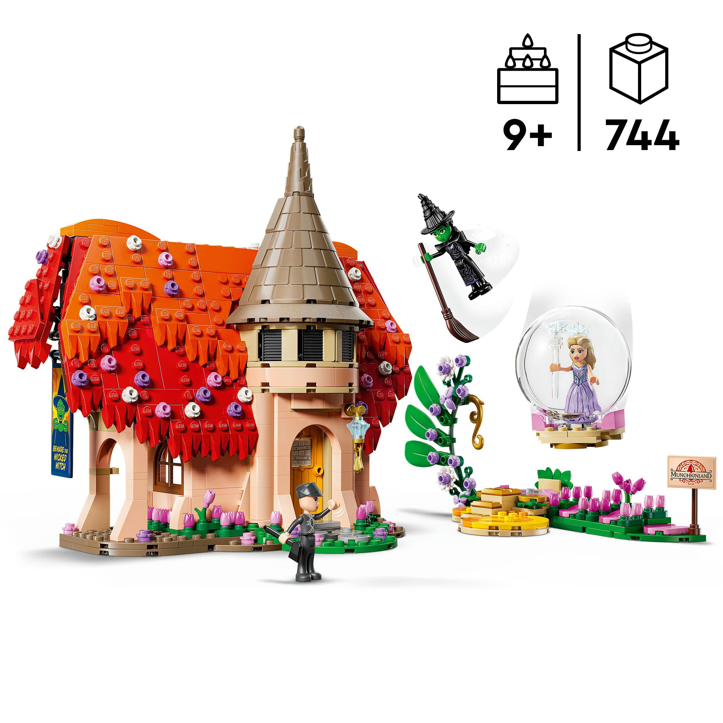 Produktbild LEGO Wicked 75690 Glinda und Elphaba im Munchkinland Spielzeug 3 von 9