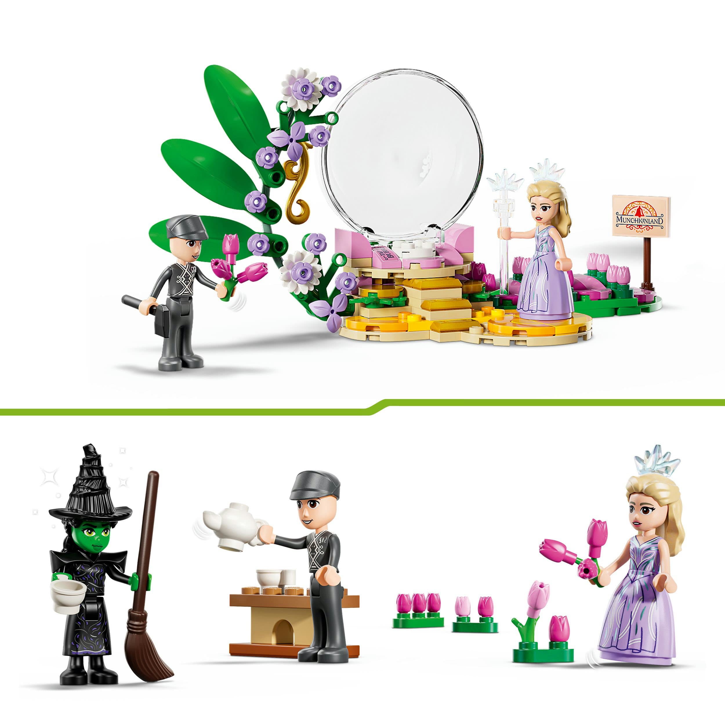 Produktbild LEGO Wicked 75690 Glinda und Elphaba im Munchkinland Spielzeug 5 von 9