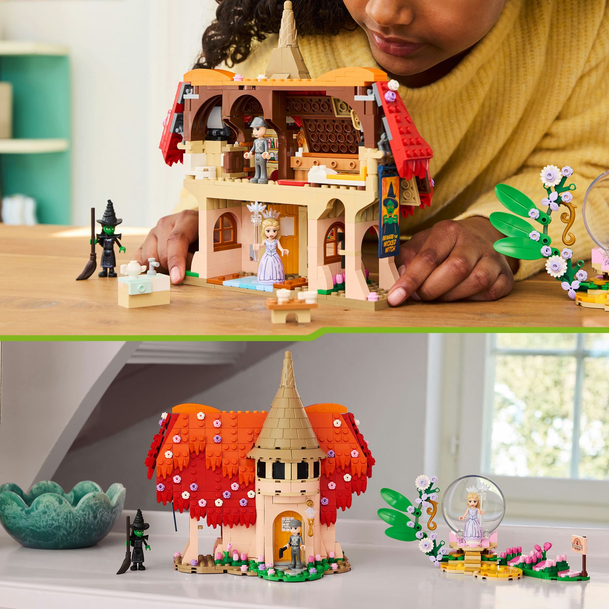 Produktbild LEGO Wicked 75690 Glinda und Elphaba im Munchkinland Spielzeug 6 von 9