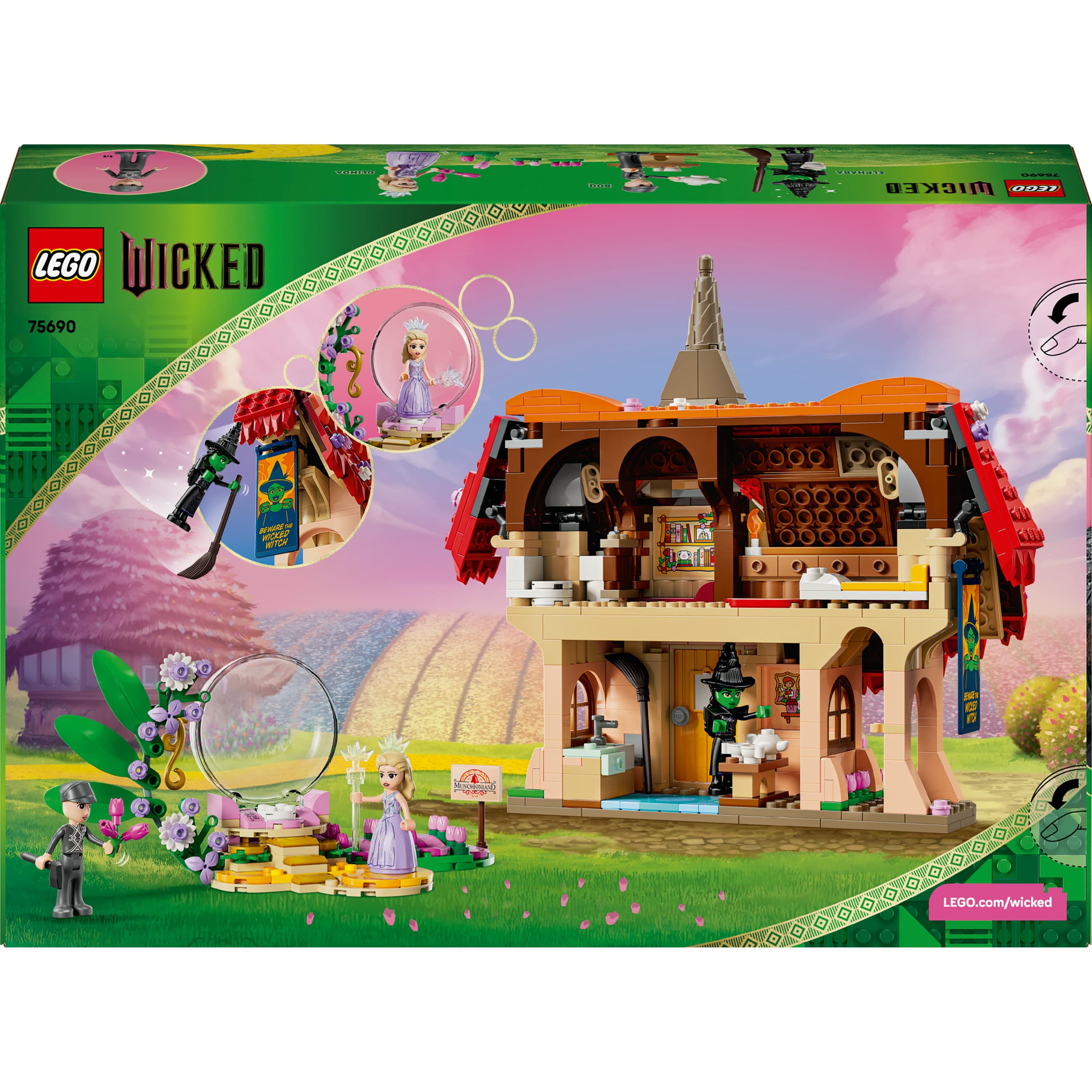 Produktbild LEGO Wicked 75690 Glinda und Elphaba im Munchkinland Spielzeug 7 von 9