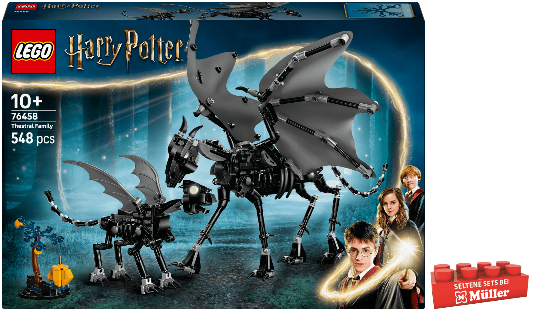 LEGO Harry Potter Thestralfamilie Spielzeug, Figuren zum Sammeln 76458