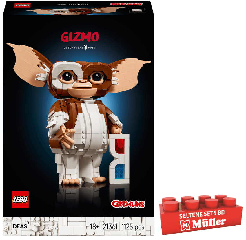 LEGO Ideas 21361 Gremlins: Gizmo, Geschenk für Männer und Frauen