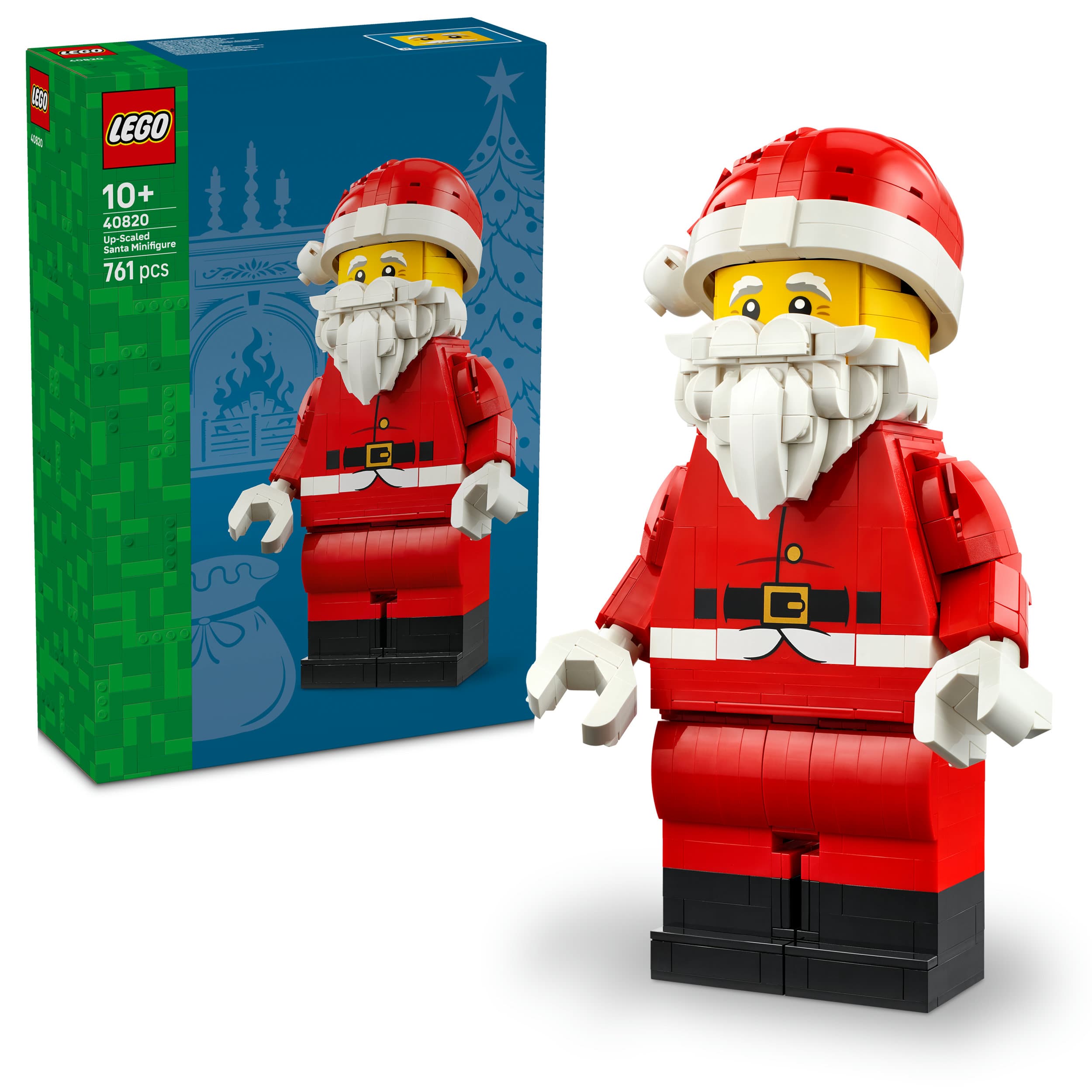 LEGO Große Weihnachtsmann-Minifigur Weihnachtliches Bauspielzeug 40820