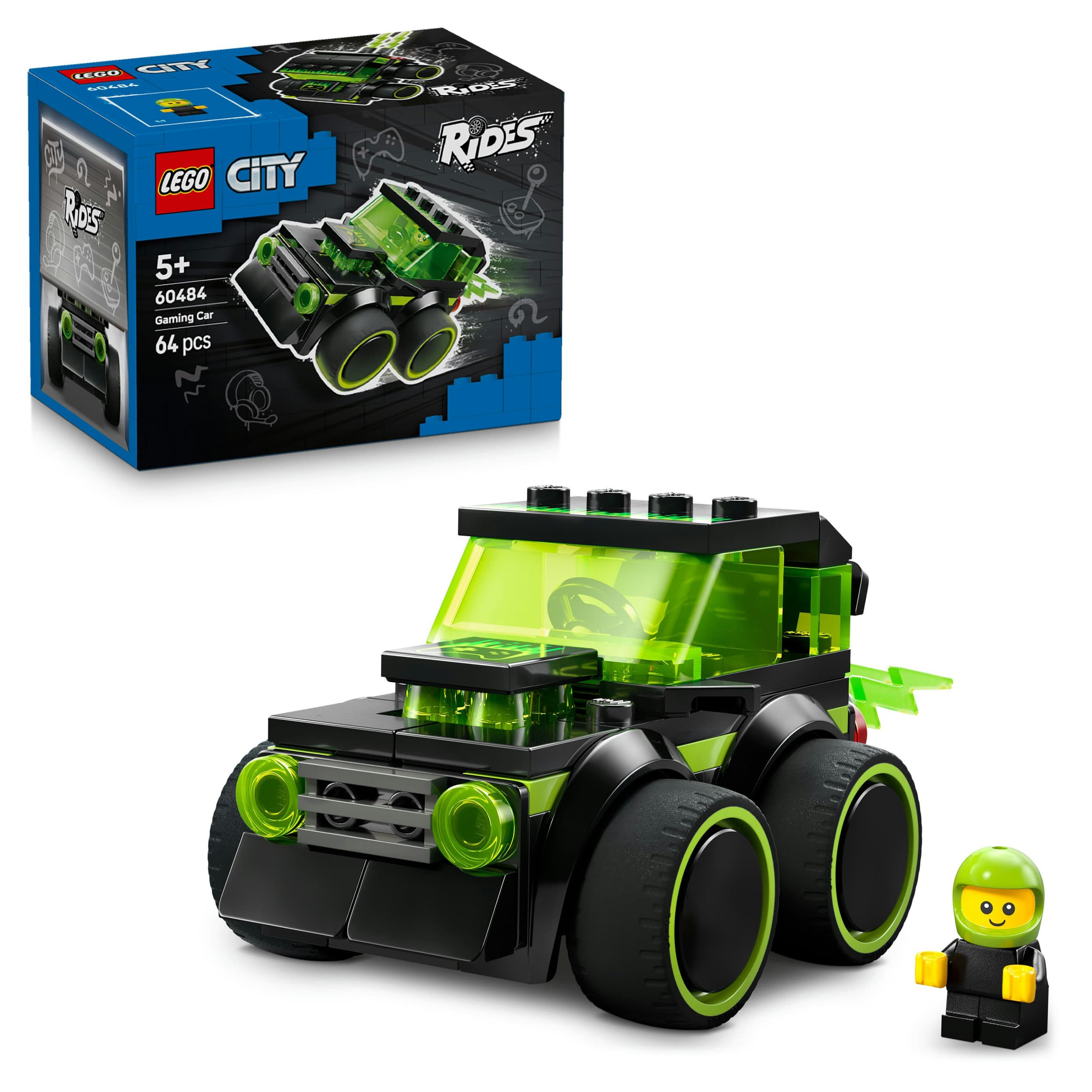 LEGO City 60484 Coole Flitzer – Gaming-Rennauto