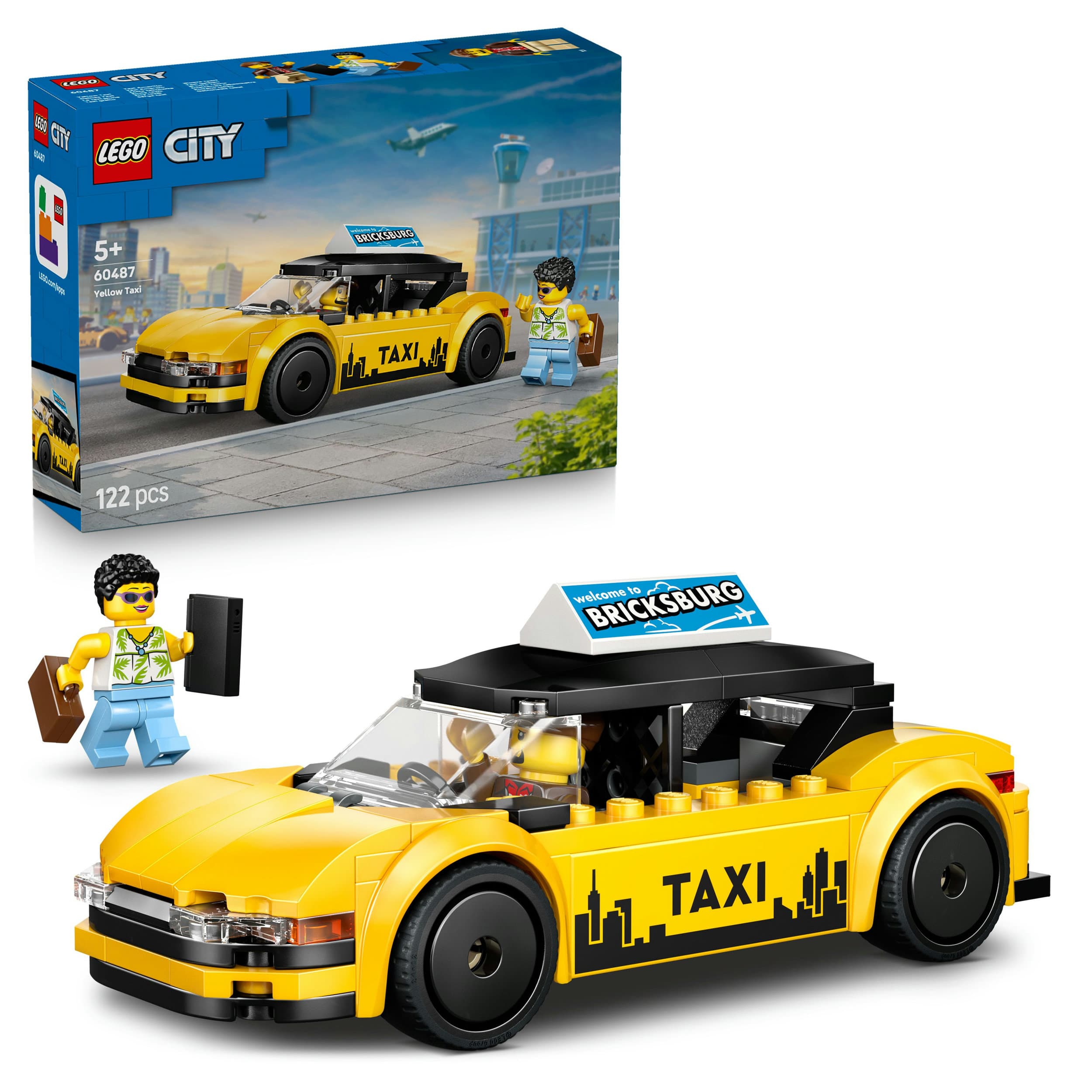 LEGO City 60487 Gelbes Taxi