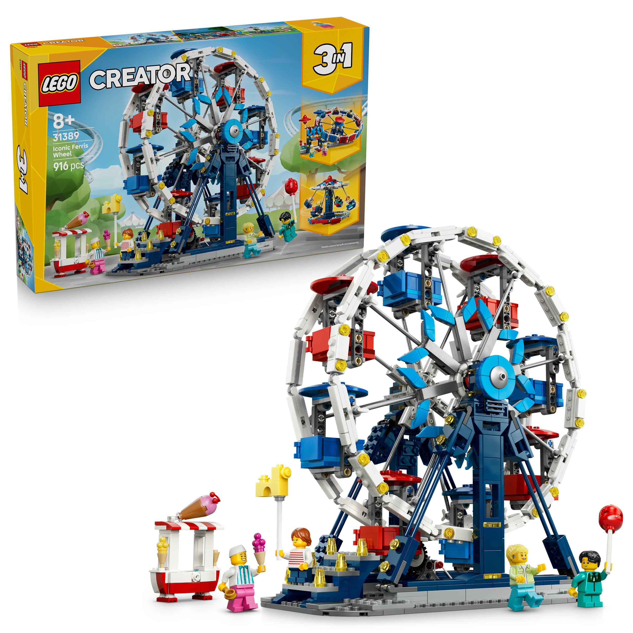 LEGO Creator 3-in-1-Set 31389 Legendäres Riesenrad, Spielzeug ab 8 Jahre